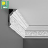 Corniche de plafond en plâtre de gypse Moulage de plafond en plâtre de gypse