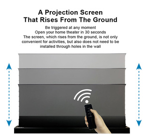 Écran de <span class=keywords><strong>projection</strong></span> au sol PET Black Crystal CBSP 84 pouces, écran UST Alr pour projecteur à ultra courte focale Fengmi Vava <span class=keywords><strong>Xiaomi</strong></span> - Product Image 6