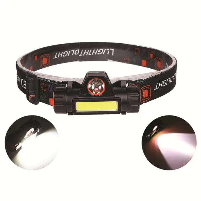 Portable mini Powerful LED Headlamp XPE+COB USB Rechargeable hunting Headlight Waterproof Head Torch with Tail Magnetic