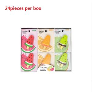 派对橡胶橡皮擦可爱西瓜猕猴桃冰棒DIY批发水果橡皮擦儿童个人包装礼品 - Product Image 5