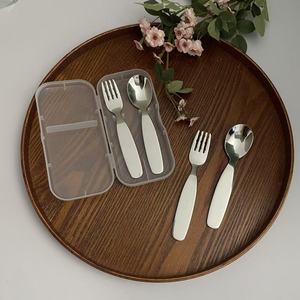 Children's Stainless Steel Spoons And Forks 304 Bpa Free With Case For Baby Feeding And Dessert Use - Product Image 3