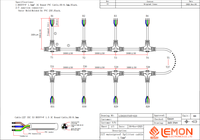 Conector Macho-Hembra Tipo T Impermeable M15 M16 de 2 y 3 Pines para Cableado de Iluminación de Cultivo en Invernaderos Agrícolas