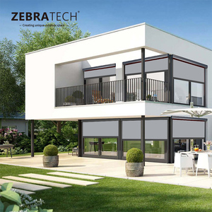 Commercio all'ingrosso elettrico esterno <span class=keywords><strong>tende</strong></span> impermeabili antivento Patio schermo parasole per giardino Veranda balcone-installazione incorporato - Product Image 4