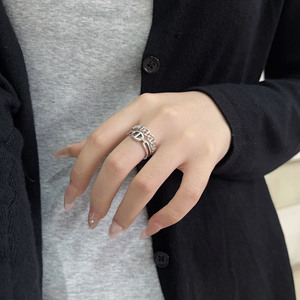 S925 Sterling <b>Silver</b> Pig <b>Nose</b> <b>Ring</b> Women Geometric Design Korean Style Fashion Jewelry Gift Accessory - Product Image 3