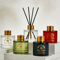 Boîte cadeau personnalisée, porte-bougie en verre, pots à bougies, diffuseur aromatique vide, flacons en verre pour parfums et aromathérapie
