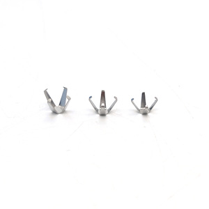 Base de boucles d'oreilles rondes à six griffes en acier inoxydable pour la fabrication de bijoux DIY, finition polie de 2 mm à 10 mm - Product Image 3