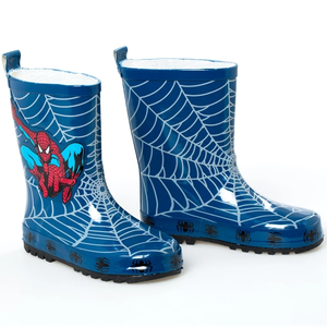 2025 nouveau style bleu dessin animé bottes <span class=keywords><strong>de</strong></span> <span class=keywords><strong>pluie</strong></span> en caoutchouc pour garçons caractéristique imperméable pour la saison d'automne - Product Image 3