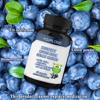 Fabricant OEM ODM, Marque Privée, Capsules de Myrtille et Lutéine, Extraits Végétaux, Suppléments Vitaminiques, Prise en Charge de la Personnalisation