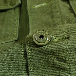 OEM Custom giacca da uomo Applique autunno Casual con cerniera tascabile giacca di jeans alla moda giacche bianche chiare per gli uomini <span class=keywords><strong>2022</strong></span> - Product Image 6
