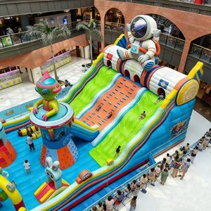 Castillo Inflable con Obstáculos, Parque <span class=keywords><strong>de</strong></span> Atracciones con Temática <span class=keywords><strong>de</strong></span> Astronauta <span class=keywords><strong>de</strong></span> Dibujos Animados, Personalizable, en Venta - Product Image 2