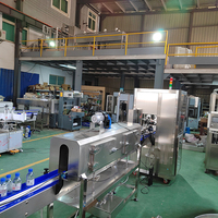 Machine d'étiquetage de film rétractable pour pots de yaourt et de beurre PP PS, applicateur d'étiquettes de manchons rétractables