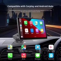 Lecteur multimédia Android Auto Carplay 9 pouces haute performance, grande capacité avec Wifi GPS pour voiture universelle