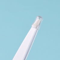 Pinzas de cejas de acero inoxidable de etiqueta privada y juego de herramientas de extensión de pestañas tijeras de cejas puntiagudas