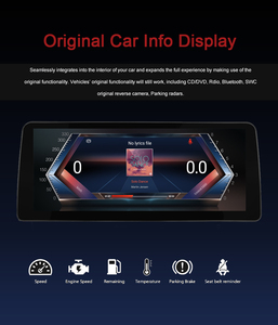 Nouveauté Écran de tableau de bord Android ID9 <span class=keywords><strong>QLED</strong></span> 12,3 pouces avec Carplay pour BMW Série 3 4 F30 F31 F34 F35 Autoradio - Product Image 5