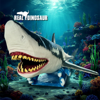 Modèle animatronique de requin pour parc d'attractions