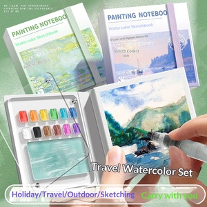 <span class=keywords><strong>Carnet</strong></span> <span class=keywords><strong>de</strong></span> Peinture Créative Détachable Kaba Bear pour Dessin et <span class=keywords><strong>Aquarelle</strong></span>, 24 Couleurs, Couverture Rigide, Portable, avec Stylos et Marqueurs - Product Image 2