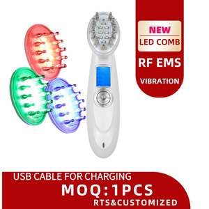 Peine de tratamiento de crecimiento del cabello <span class=keywords><strong>para</strong></span> cabello Calvo previene la pérdida de cabello masaje eléctrico vibración - Product Image 2