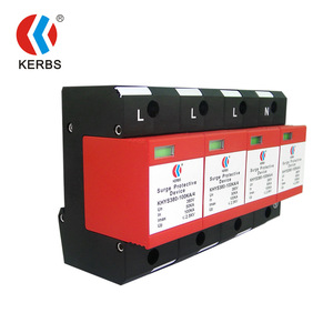 Protector Contra Sobretensiones Kerbs Khys380-100ka/4 100Ka 4P T1 T2 Dispositivo de Protección de Energía Trifásico - Product Image 1