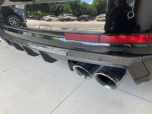 ลิ้นกันชนหลังคาร์บอนไฟเบอร์แบบแห้งสำหรับรถยนต์ <span class=keywords><strong>Audi</strong></span> A8L D5 รุ่นใหม่ พร้อมช่องระบายไอเสีย ติดตั้งง่ายแบบ Bolt-On ใช้ได้กับรถยนต์ทั่วไป ปี 2017-2024 รับประกัน 1 ปี - Product Image 5
