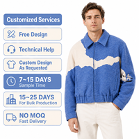 Blouson Bomber Homme Personnalisé 100% Laine avec Broderie Main et Panneaux – Fabricant de Vestes pour Hommes