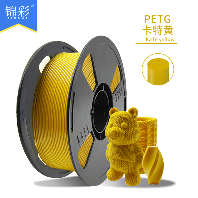 Hot Sale Jinccai PETG ABS PLA 3D Filament 1.75mm 1kg-Smooth Printing & Strong Toughness