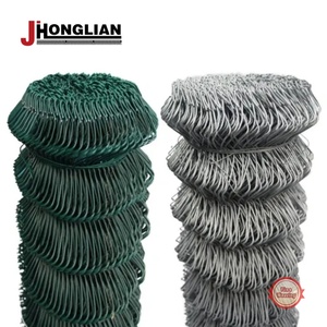 Bán buôn phổ biến dây lưới fenc PVC tráng Cyclone kim cương lưới dây hàng rào mạ kẽm Chuỗi liên kết hàng rào CuộN - Product Image 3