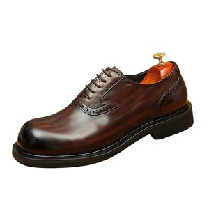 Zapatos casuales retro personalizados para hombre, zapatos formales de punta, zapatos casuales de otoño, venta directa de fábrica - Product Image 4