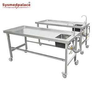 Table de nettoyage <span class=keywords><strong>mortuaire</strong></span> en acier inoxydable, station de <span class=keywords><strong>lavage</strong></span> et de désinfection du corps pour la morgue de l'hôpital - Product Image 4