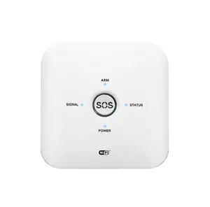 Tuya akıllı Wifi + GSM kablosuz akıllı ev Tuya Alarm sistemi ile uyumlu Alexa akıllı güvenlik cihazları