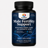 Vitamines de fertilité masculine en marque blanche OEM ODM, suppléments de fertilité masculine à base de plantes avec racine de Maca, CoQ10, acide D-ASPARTIQUE