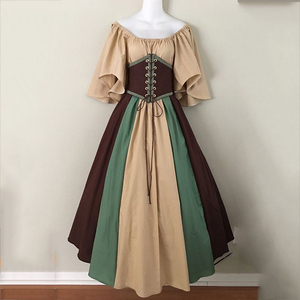 Disfraz Medieval de Palacio para Mujer, Vestido de Navidad Vintage Victoriano con Cordones, Túnica Larga para Fiesta de Carnaval - Product Image 6