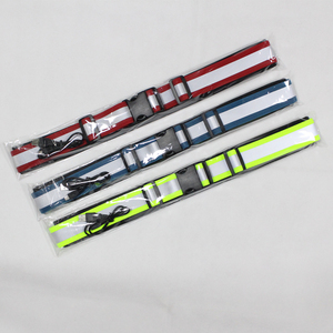 Stock OEM CE EN13356 Lumière LED Hi Viz Lumineux Réfléchissant Running Safety Waist Belt Band avec USB Rechargeable - Product Image 3
