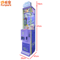 Máquina de garras mini de alto rendimiento para escritorio, ideal para negocios de vending, con diseño portátil de caja de premios y caja de efectivo segura.