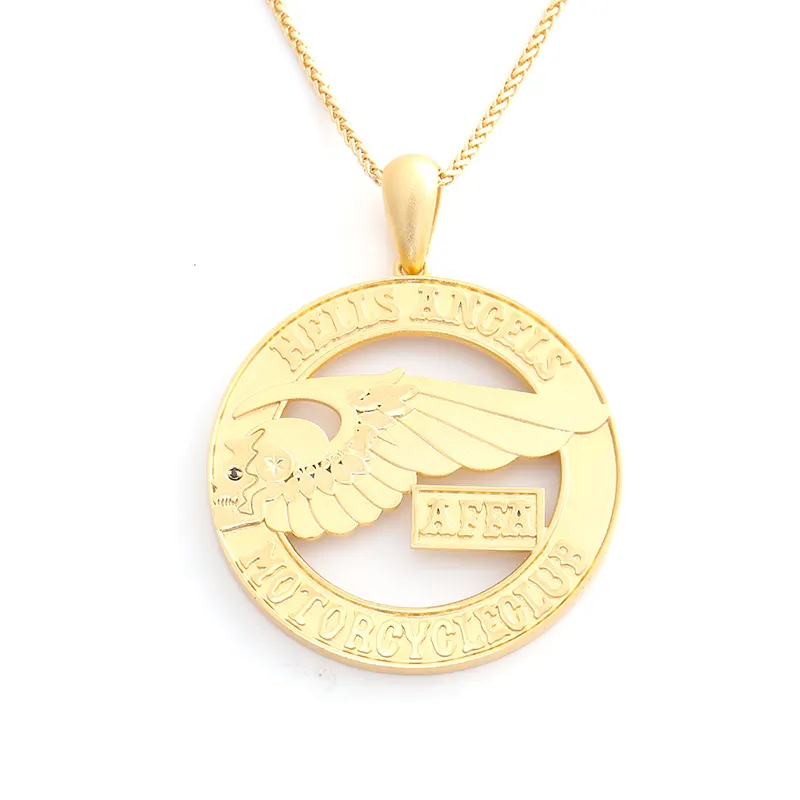 Kalung Liontin Emas 10K Antik Warna Kuning Emas untuk Liontin Pesona Pembuatan Perhiasan