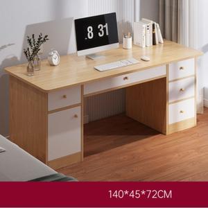 新型简约现代木制家用游戏桌学生书写电脑桌带抽屉 - Product Image 3