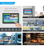 TOPWILLING Factory OEM CE ROHS Wifi Smart Home Pantalla multitáctil POE VESA Montado en la pared 13,3 pulgadas PC Android Tablet