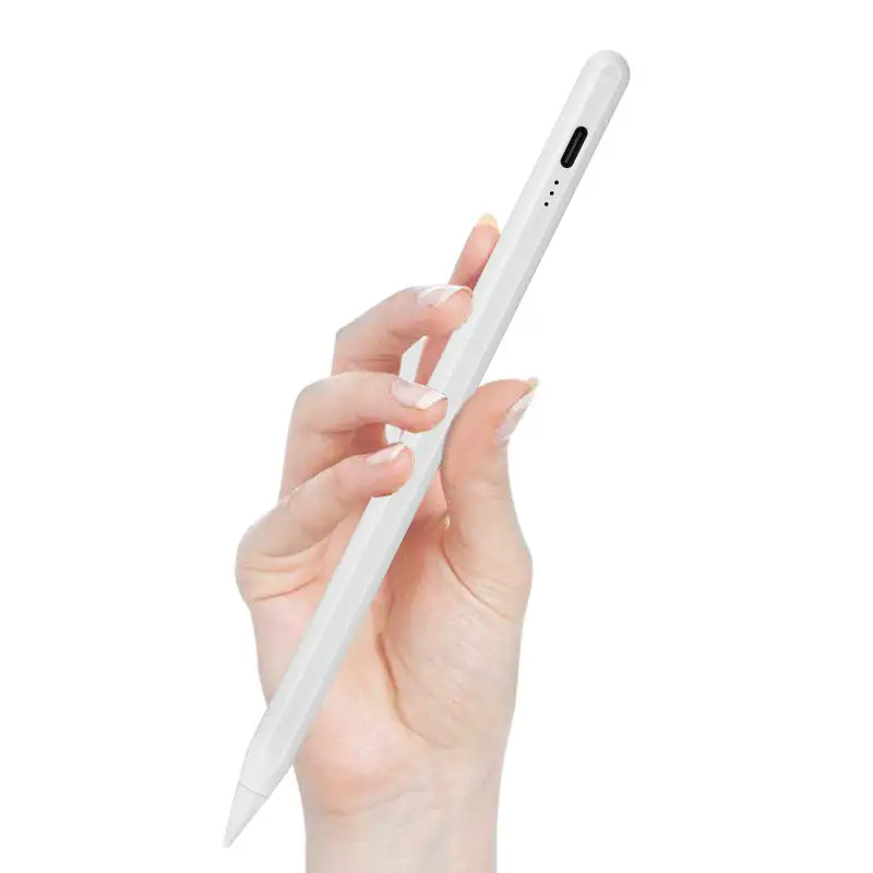カスタムロゴペン容量性スクリーンタブレット用の手のひら除去付きバルク磁気ユニバーサルスタイラスライティングペンパッドデジタルペンシル