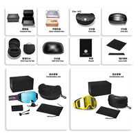 Étui tendance HUBO EVA pour lunettes de ski et lunettes de soleil de sport, protection UV400, revêtement anti-rayures, anti-poussière, multifonctionnel