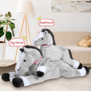 Haute qualité unisexe PP coton grand doux géant Ridable pour poney peluche Animal jouet soulagement du Stress cheval pour enfants - Product Image 6