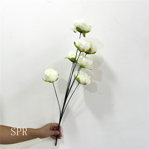 SPR <span class=keywords><strong>Ivoire</strong></span> <span class=keywords><strong>Mariée</strong></span> Soie FlowerPeony Décoration <span class=keywords><strong>De</strong></span> Mariage Fournitures En Gros Artificielle Rose Fleur <span class=keywords><strong>bouquet</strong></span> - Product Image 6
