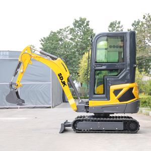 Envío Gratis, Mini Excavadora Hidráulica SDJK de 1, 2 y 3.5 Toneladas, Motor y Bomba con Certificación CE Euro5 EPA - Product Image 4