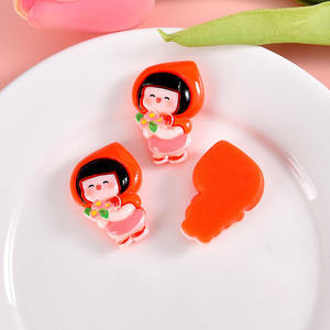 Hengxin ตุ๊กตาเรซินประดับด้วยกิ๊บติดผมสำหรับตกแต่งเคสโทรศัพท์ลายการ์ตูนเจ้าหญิงและเจ้าชายนางเงือก - Product Image 6