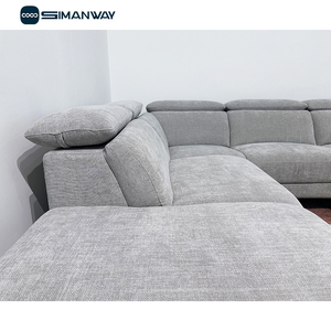 Ghế <span class=keywords><strong>sofa</strong></span> đa năng hình chữ L có tựa đầu chỉnh điện, tích hợp sạc USB - Product Image 2