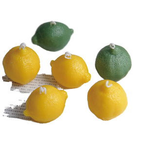 Bán buôn handmade chanh trái cây hình nến thơm cho trang trí nội thất - Product Image 1