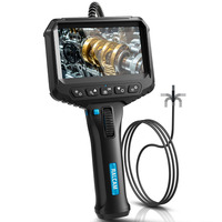 Borescope articulé avec écran 4.3 "Tube de serpent de 1M Caméra endoscope étanche d'avertissement haute température pour l'inspection industrielle