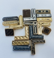 Aksesori pakaian Thobe Muslim, klip ekor logam dan L dengan tombol yang cocok untuk mengamankan kantong di pakaian