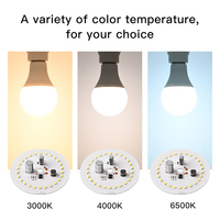 Venta al por mayor hogar Lampada Led Bombilla Focos 3W 5W 7W 9W 12W 15W 18W 20W E27 B22 bombillas de techo Luz Materia prima Bombillas Led