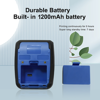 Pabrik Grosir MHT-P58F 58mm Printer Thermal Portabel Mini Nirkabel 2 in 1 untuk Struk dan Label USB ESC POS TSPL IP54 SDK