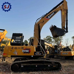 รถขุด SANY SY215C มือสอง ขนาด 21 ตัน ระบบไฮดรอลิก แบบตีนตะขาบ รุ่น SY215 เครื่องจักรก่อสร้างมือสองสำหรับขาย - Product Image 1
