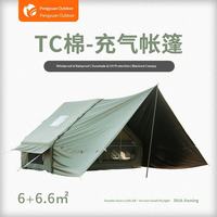 Tente gonflable familiale d'extérieur avec moustiquaire et tapis de sol, idéale pour le camping et le jardin – Vente en gros directe usine